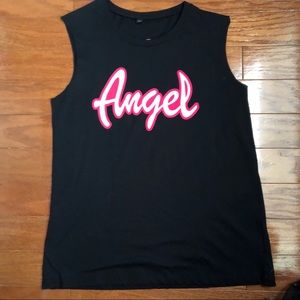 Angel Charli XCX Tour Muscle T Shirt Tee